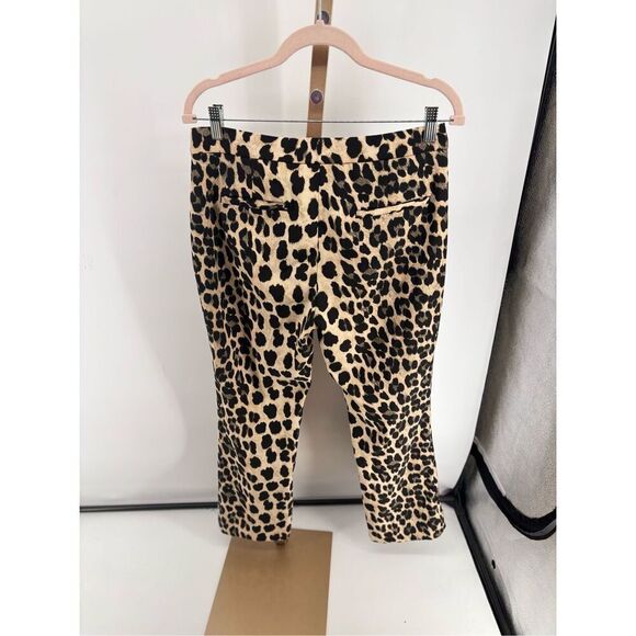 ZARA Leopard Print Pants trousers Animal Print Tan Black Women’s Size Medium - Picture 6 of 6